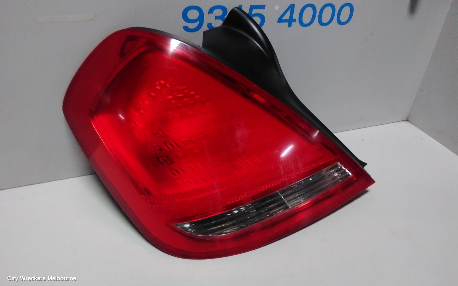 NISSAN MAXIMA LEFT TAILLIGHT, J31, LENS# 4969, 02/2002 - 12/2005