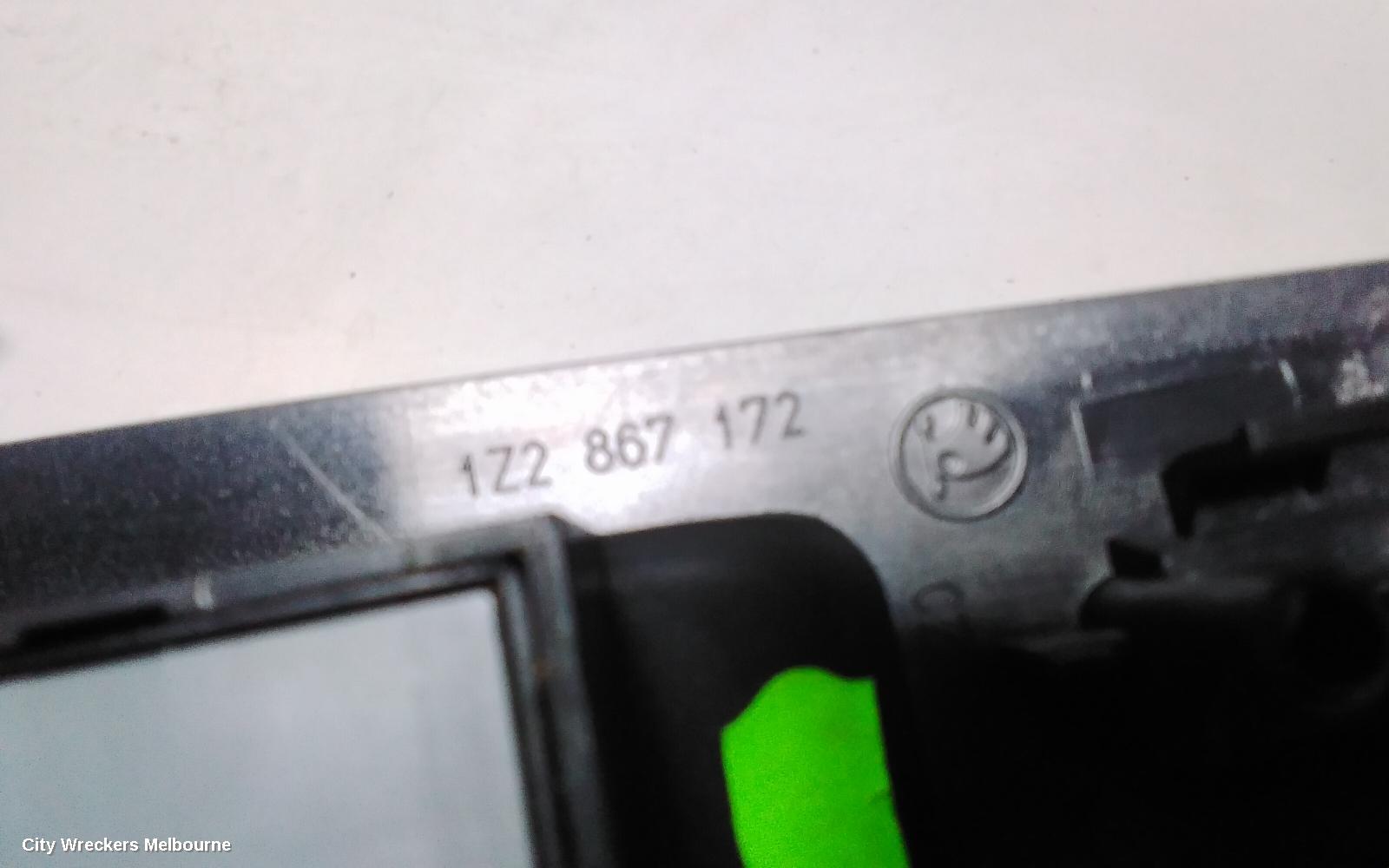 SKODA OCTAVIA PWR DR WIND SWITCH, RH FRONT (MASTER SWITCH), 1Z, 01/2004 - 05/2009