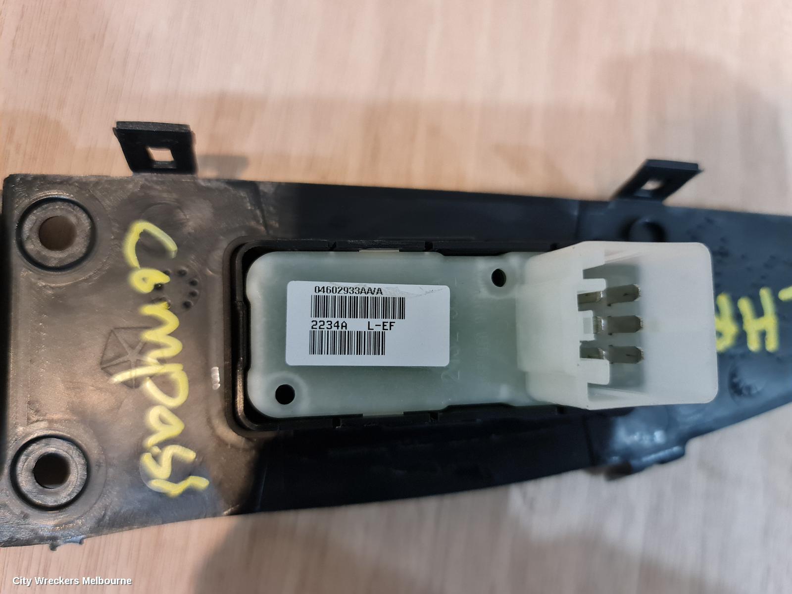 JEEP PATRIOT PWR DR WIND SWITCH, LH FRONT, MK, 08/2007 - 12/2016