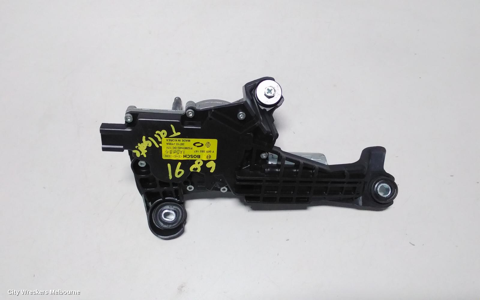 RENAULT KALEOS WIPER MOTOR, TAILGATE, H45, 09/2008 - 04/2016