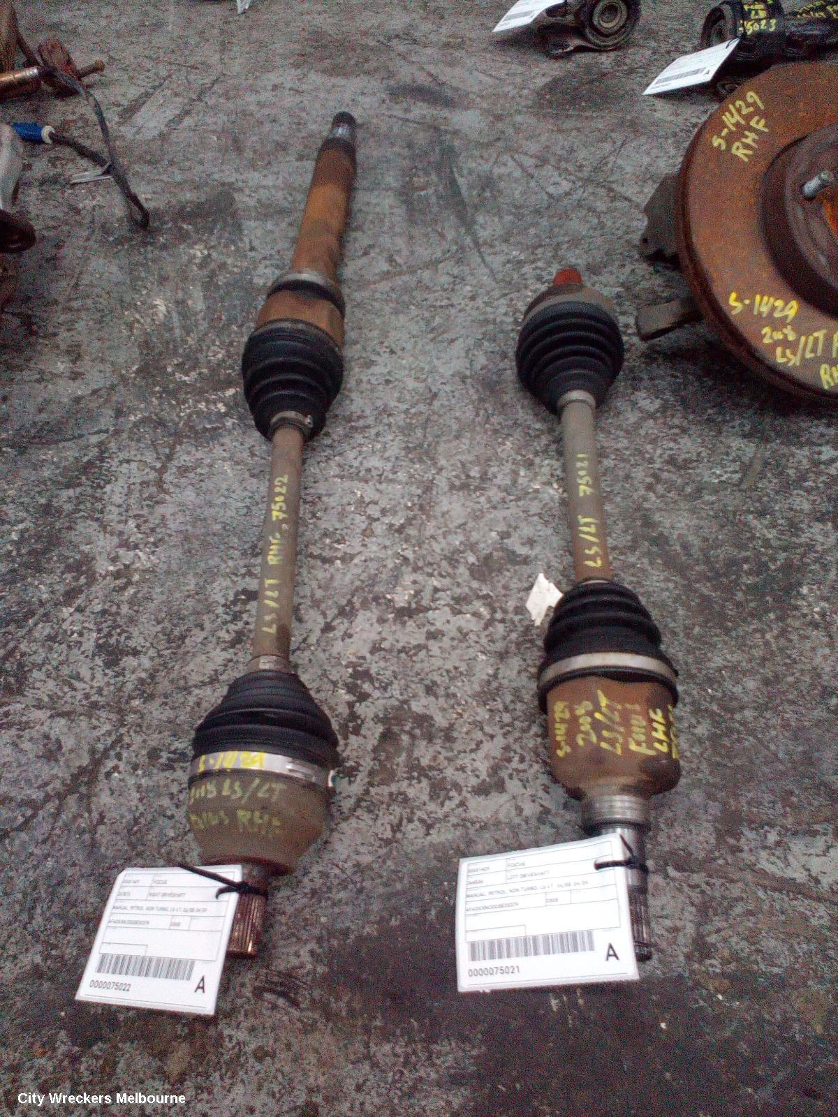 FORD FOCUS RIGHT DRIVESHAFT, MANUAL, PETROL, NON TURBO, LS-LT, 06/2005 - 04/2009