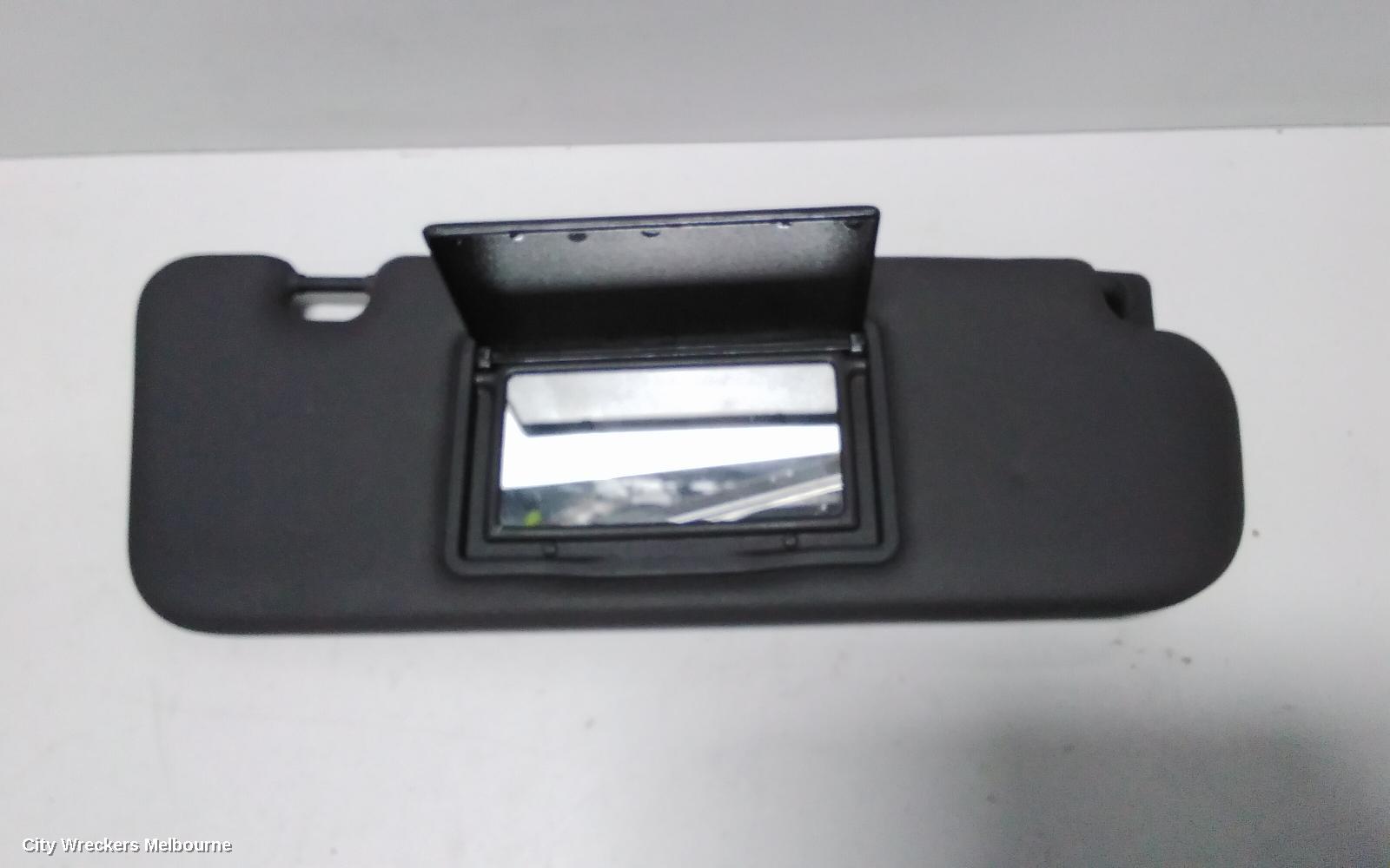 HOLDEN COMMODORE SUNVISOR, VE, LH SIDE, DARK GREY, 08/2006 - 04/2013