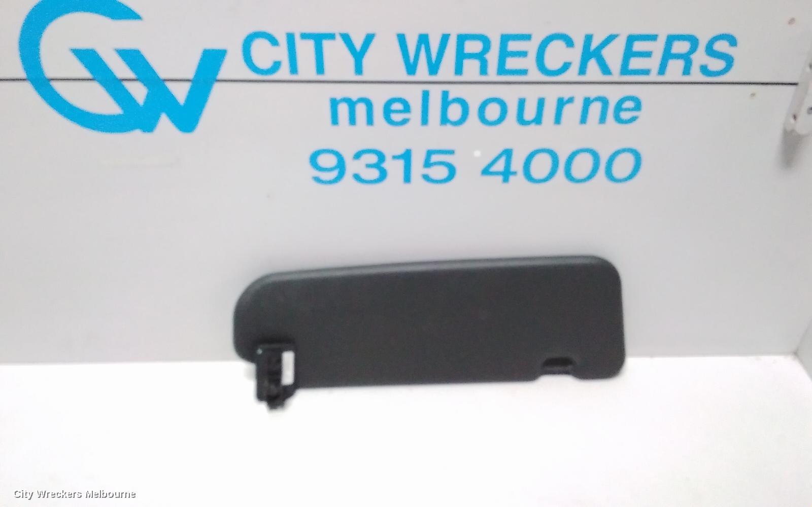 HOLDEN COMMODORE SUNVISOR, VE, RH SIDE, DARK GREY, 08/2006 - 04/2013