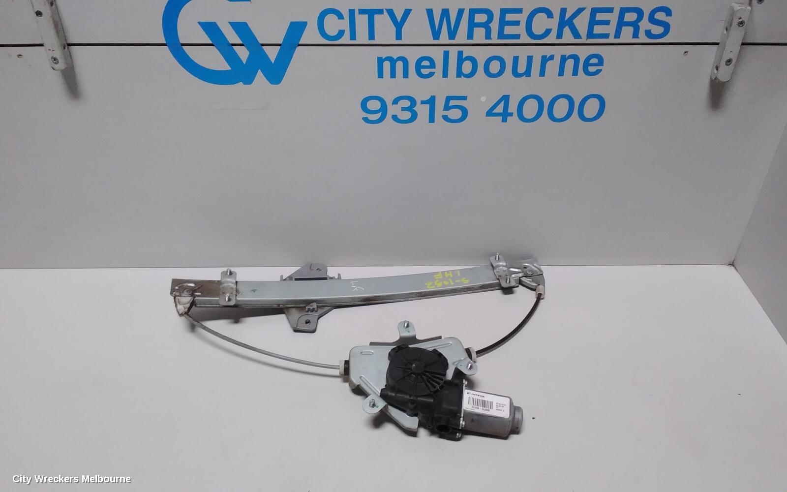 HYUNDAI ACCENT LEFT FRONT WINDOW REG/MOTOR, DOOR REG & MOTOR ASSY, RB, 07/2011 - 12/2019