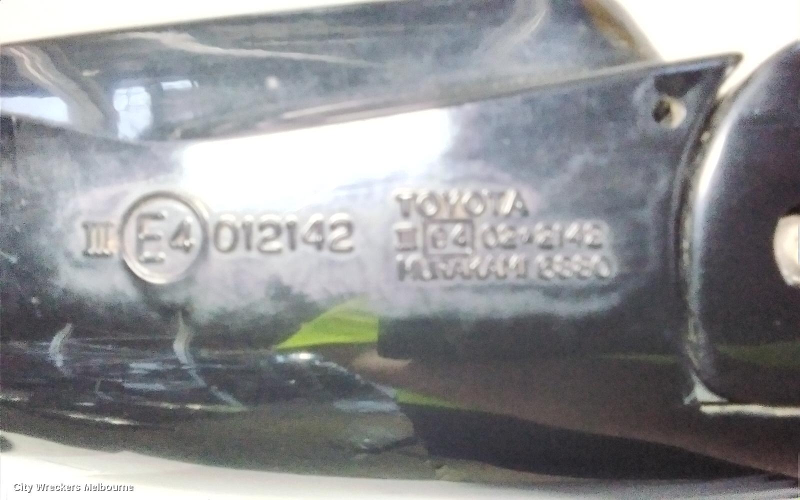 TOYOTA TARAGO LEFT DOOR MIRROR, ACR30, POWER, 06/2000 - 02/2006