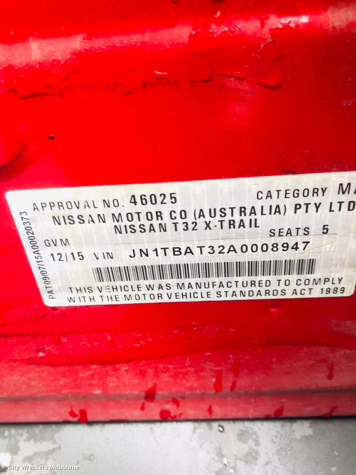 NISSAN XTRAIL MOUNT, T32, 03/2014 - 07/2022
