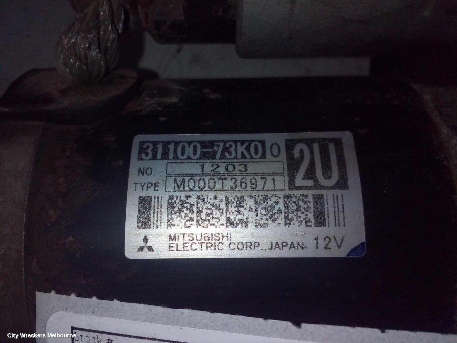 SUZUKI SWIFT STARTER, FZ, 08/2010 - 03/2017