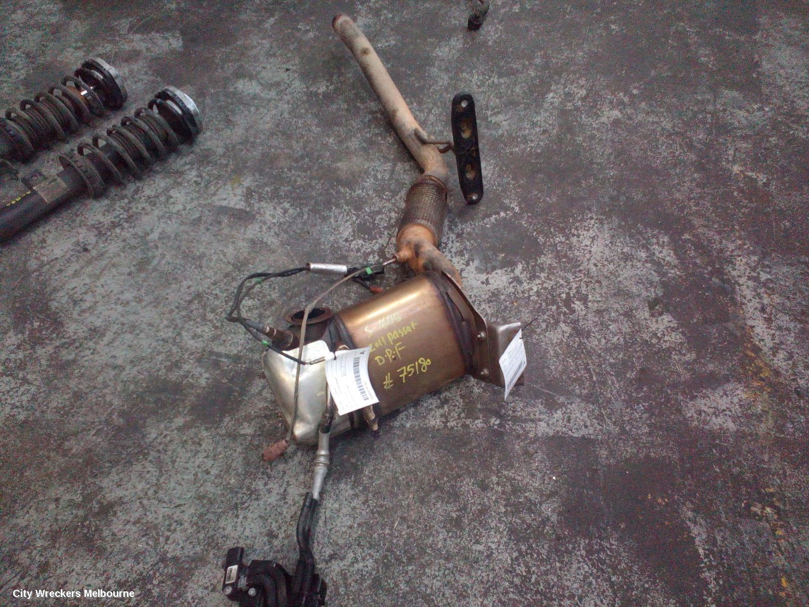 VOLKSWAGEN PASSAT PARTICULATE FILTER/DPF, DIESEL, 2.0, CFGB/CFGC CODE, FWD, 3C/MK6 B6-B7/3CC, 08/2007 - 12/2016