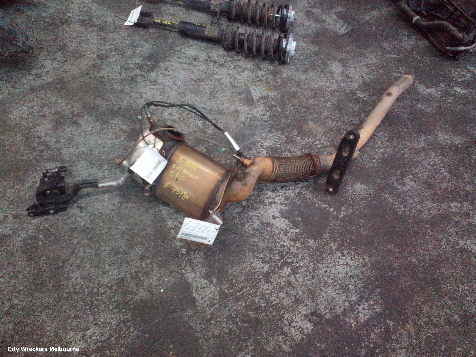 VOLKSWAGEN PASSAT PARTICULATE FILTER/DPF, DIESEL, 2.0, CFGB/CFGC CODE, FWD, 3C/MK6 B6-B7/3CC, 08/2007 - 12/2016