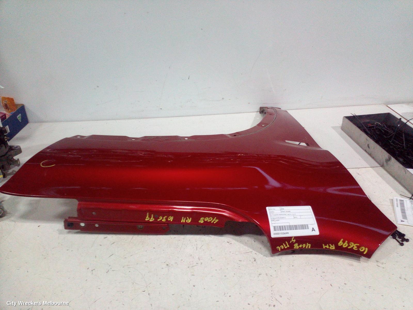 PEUGEOT 4008 RIGHT GUARD, W/ FLASHER (REPEATER), 06/2012 - 12/2017