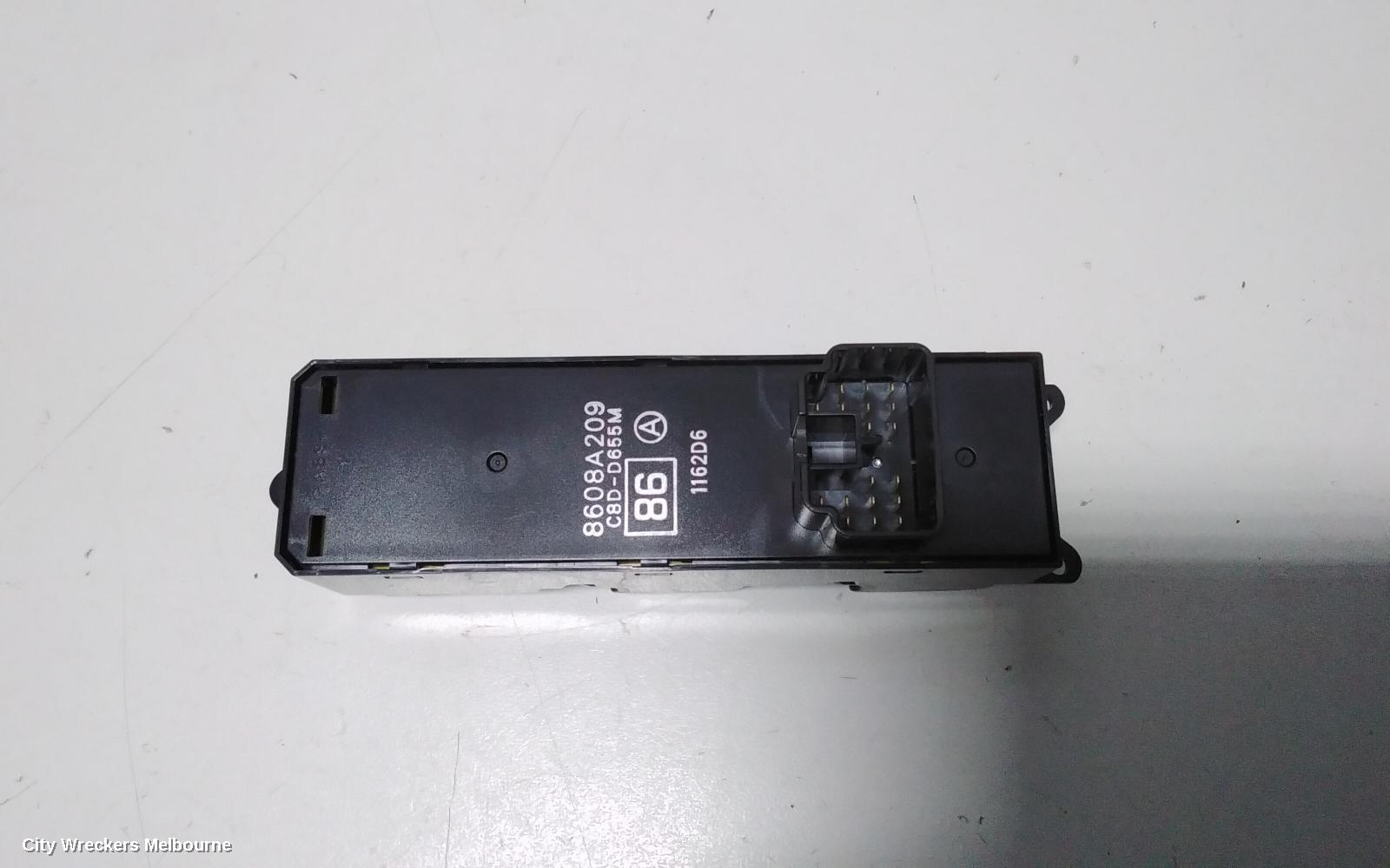 PEUGEOT 4008 PWR DR WIND SWITCH, RH FRONT (MASTER SWITCH), 04/2012 - 12/2017