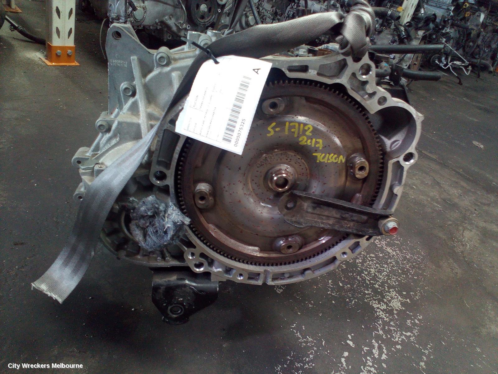 HYUNDAI TUCSON TRANS/GEARBOX, AUTO, FWD, PETROL, 2.0, G4NC, 6 SPEED, TL, 07/2015 - 01/2021
