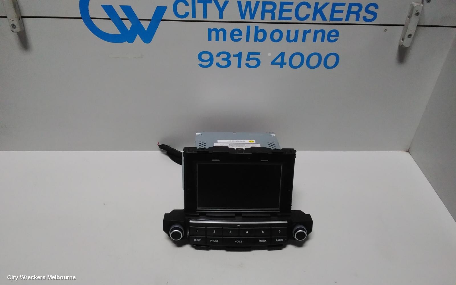 HYUNDAI TUCSON RADIO/CD/DVD/SAT/TV, 7IN TOUCHSCREEN, TL, 07/2015 - 06/2018