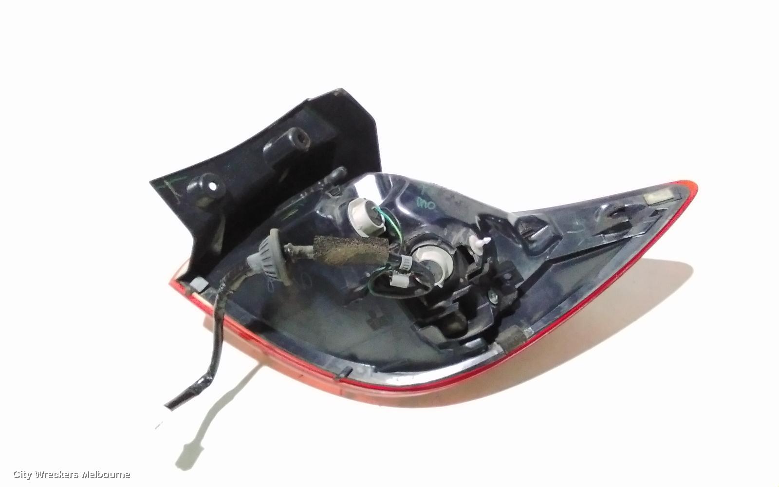 MAZDA 2 LEFT TAILLIGHT, DJ, HATCH, HALOGEN TYPE, 09/2014 ONWARDS