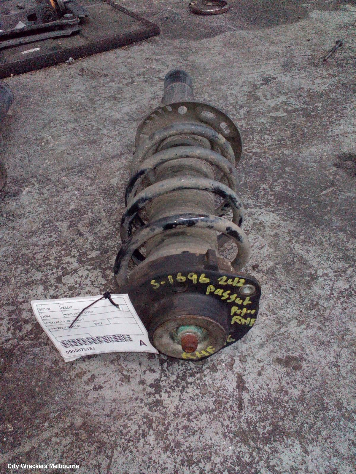 VOLKSWAGEN PASSAT RIGHT FRONT STRUT, 3C/MK6 B7, 1.8, 02/2010 - 05/2015