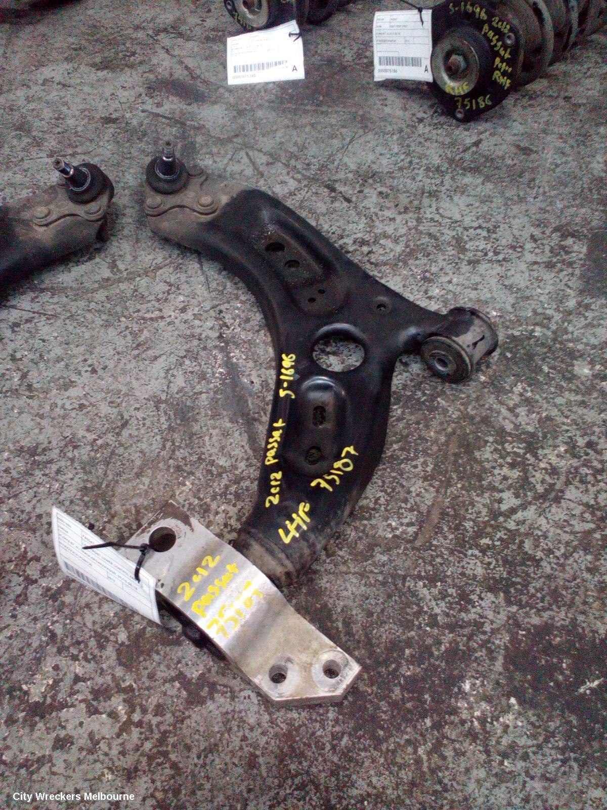 VOLKSWAGEN PASSAT LEFT FRONT LOWER CONTROL ARM, 3C/MK6 B7, ALLTRACK/SEDAN/WAGON, 09/2010 - 05/2015