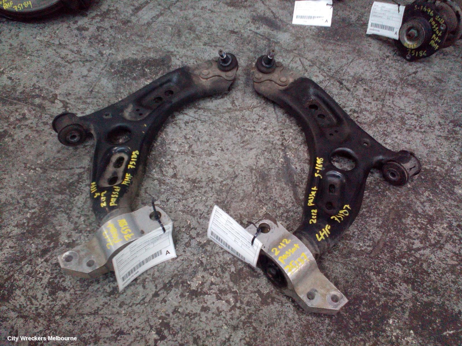 VOLKSWAGEN PASSAT LEFT FRONT LOWER CONTROL ARM, 3C/MK6 B7, ALLTRACK/SEDAN/WAGON, 09/2010 - 05/2015