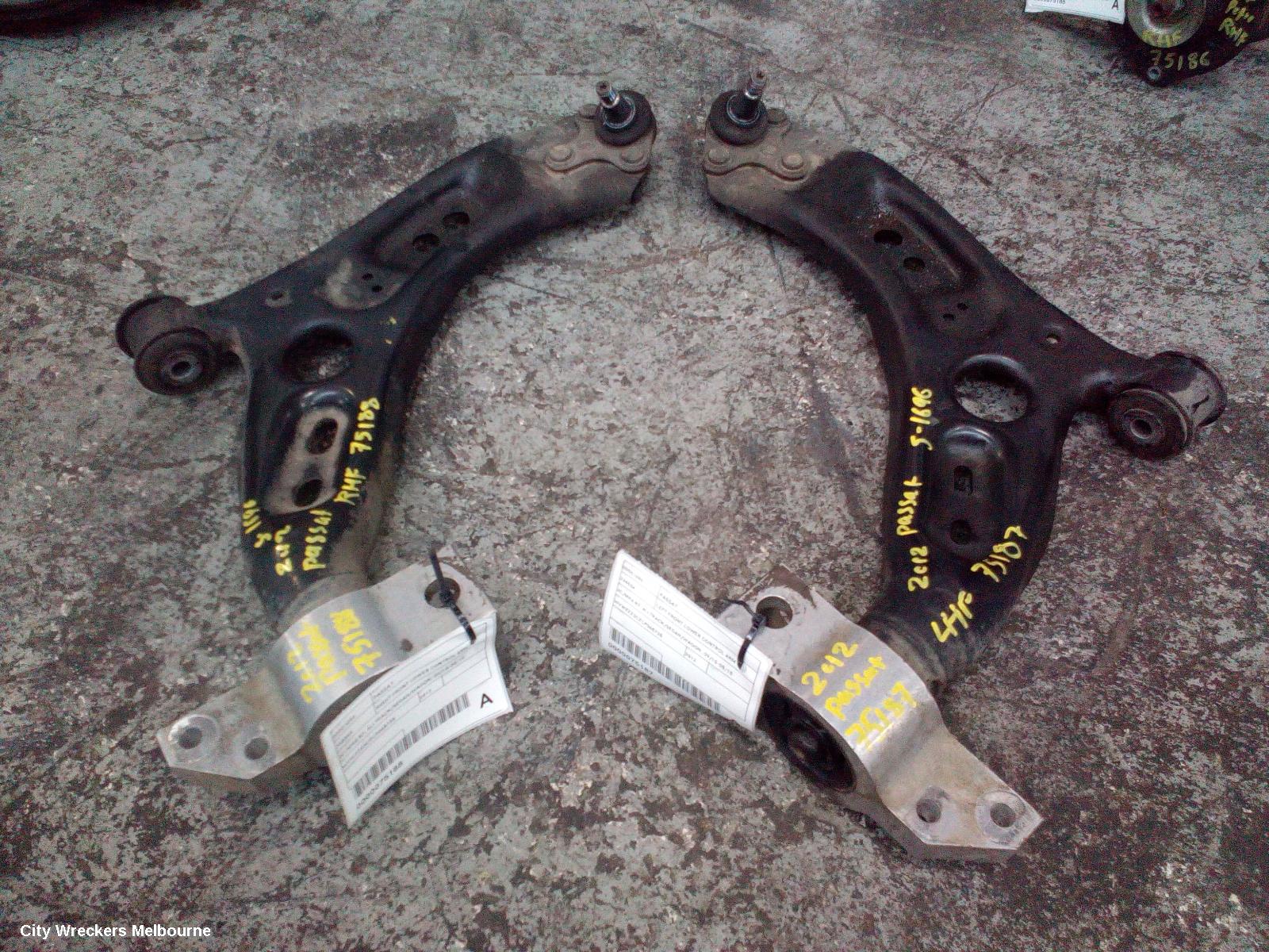 VOLKSWAGEN PASSAT RIGHT FRONT LOWER CONTROL ARM, 3C/MK6 B7, ALLTRACK/SEDAN/WAGON, 09/2010 - 05/2015