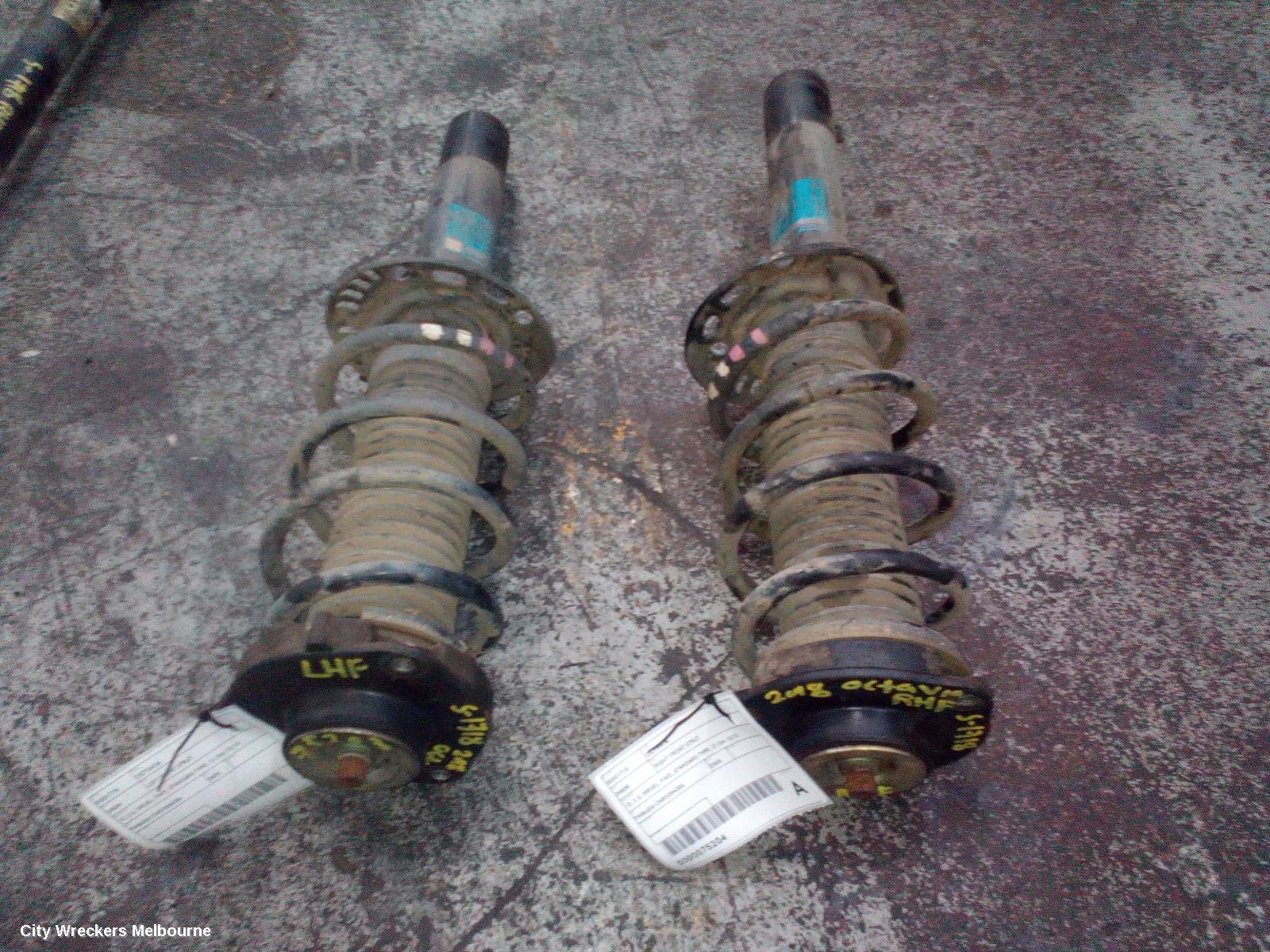 SKODA OCTAVIA LEFT FRONT STRUT, 1Z, 2.0, DIESEL, FWD, STANDARD TYPE, 01/2004 - 10/2013