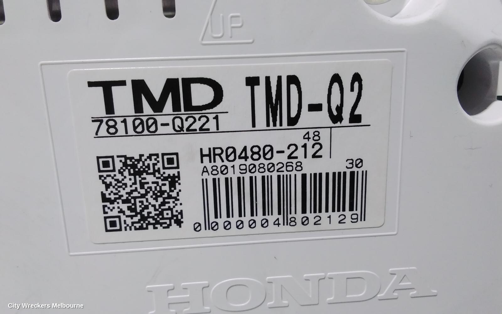 HONDA CRV INSTRUMENT CLUSTER, PETROL, 1.5, AUTO T/M, RW, 05/2017 ONWARDS
