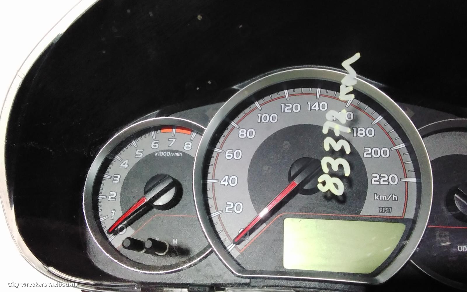 TOYOTA YARIS INSTRUMENT CLUSTER, AUTO T/M, NCP13#, 07/2014 - 12/2019