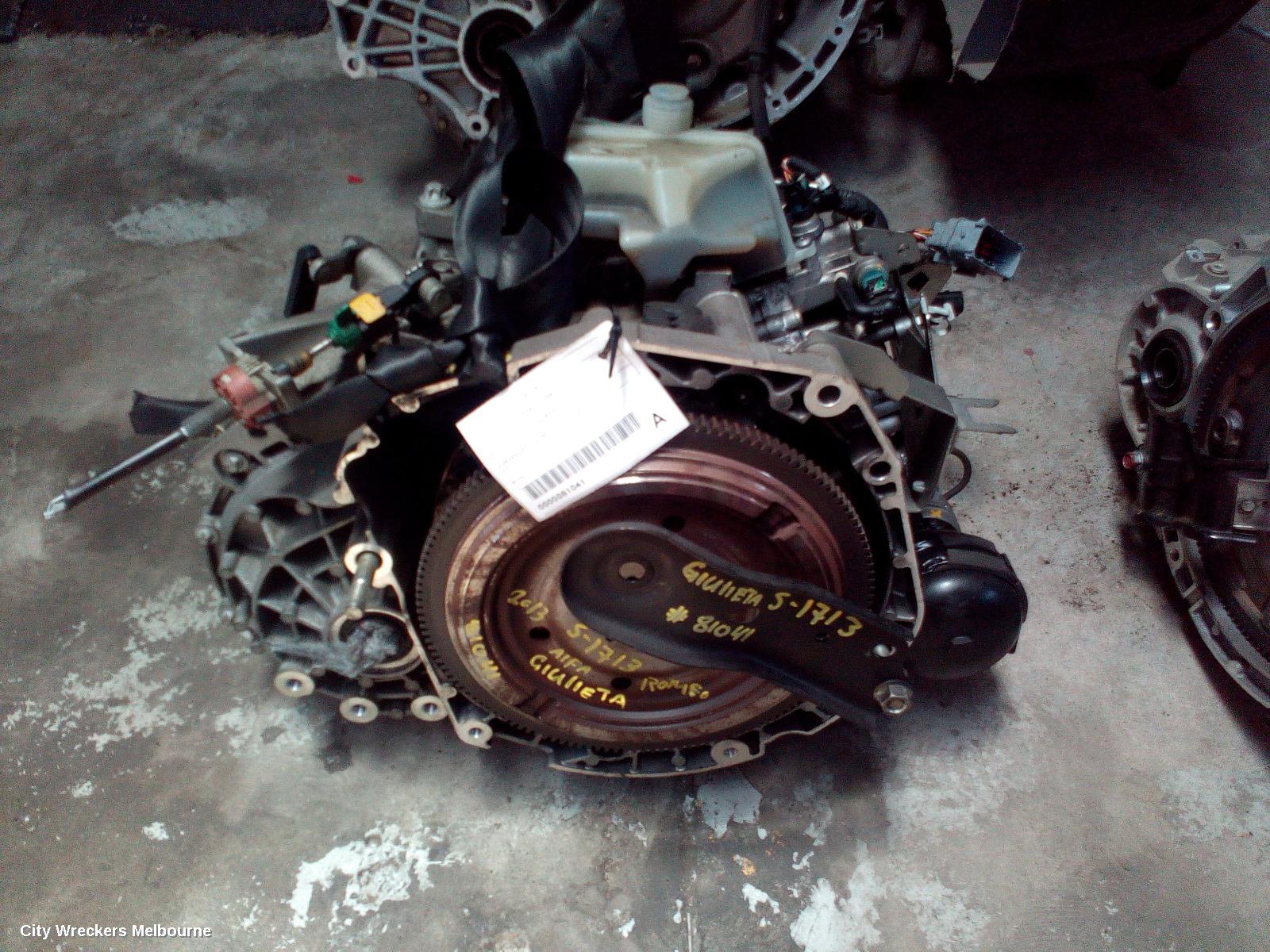 ALFA ROMEO GIULIETTA TRANS/GEARBOX, AUTO, PETROL, 1.4, EURO 6 EMISSIONS TYPE, 940 SERIES, 02/2011 - 12/2020