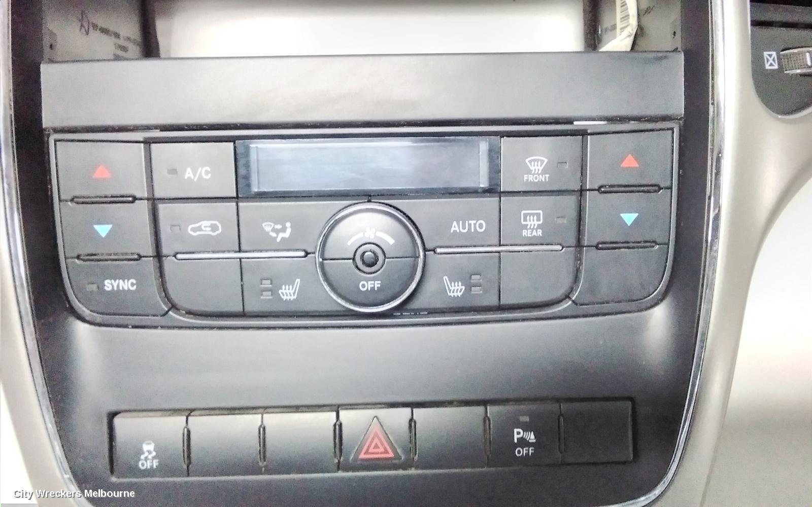 JEEP GRANDCHEROKEE HEATER/AC CONTROLS, DUAL ZONE CLIMATE CONTROL, NON SEAT COOLING TYPE, WK, 10/2010 - 03/2013
