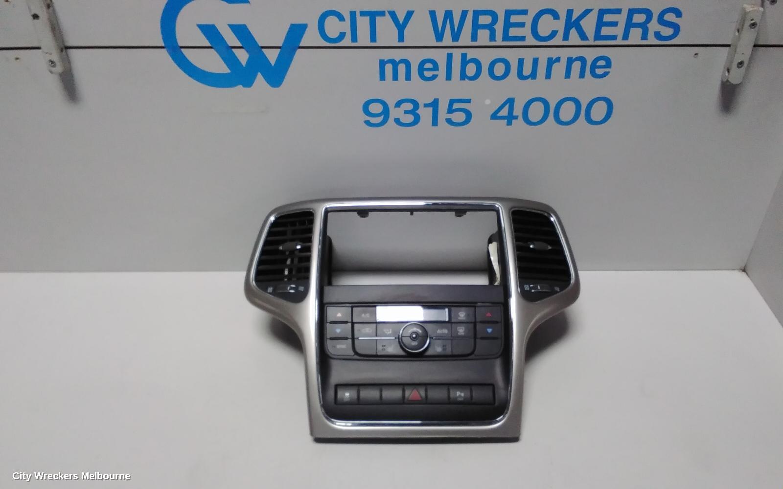 JEEP GRANDCHEROKEE HEATER/AC CONTROLS, DUAL ZONE CLIMATE CONTROL, NON SEAT COOLING TYPE, WK, 10/2010 - 03/2013