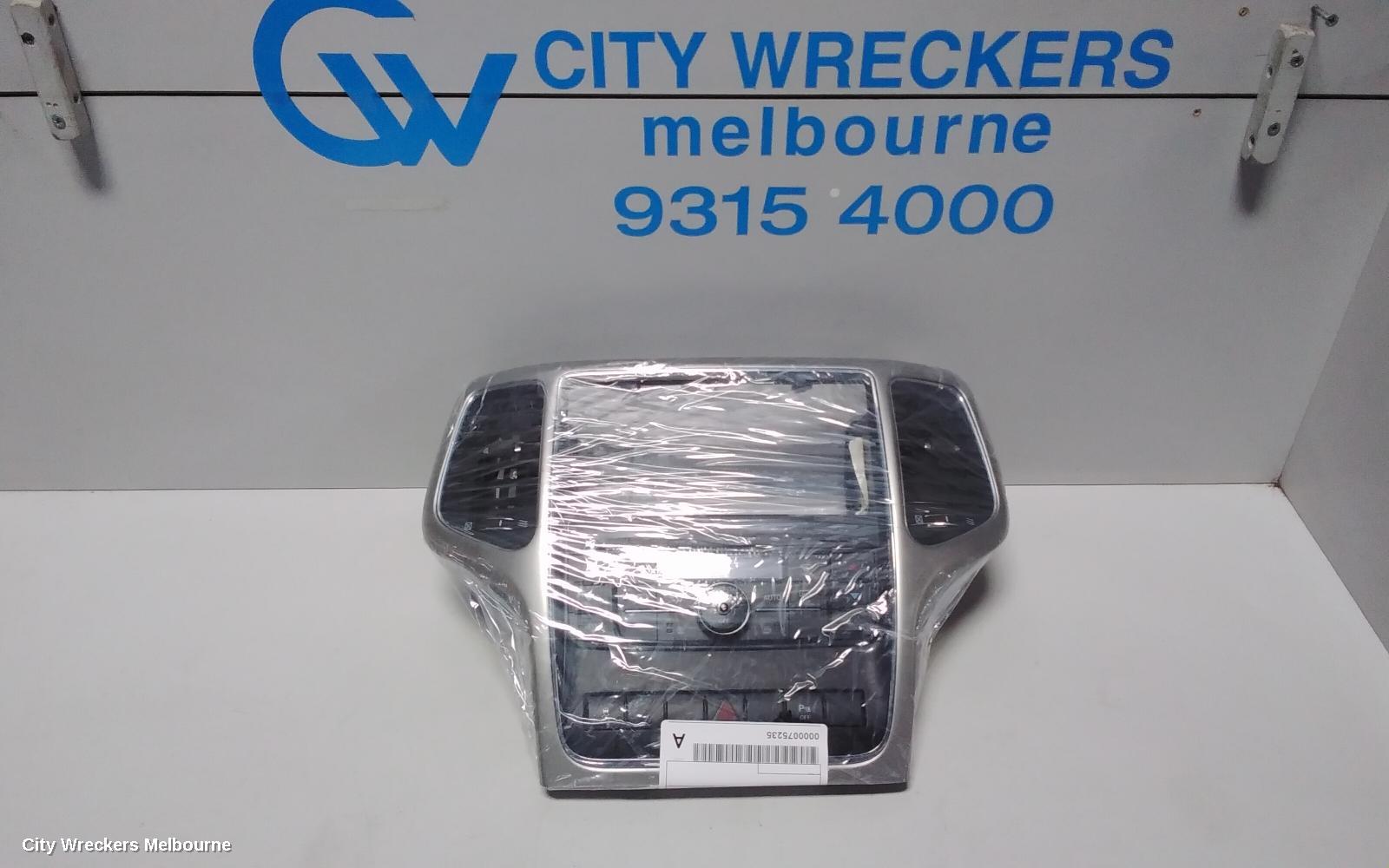 JEEP GRANDCHEROKEE HEATER/AC CONTROLS, DUAL ZONE CLIMATE CONTROL, NON SEAT COOLING TYPE, WK, 10/2010 - 03/2013
