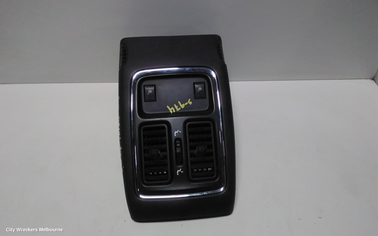 JEEP GRANDCHEROKEE CONSOLE, CONSOLE LID ONLY, 8 SPEED, LEATHER, BLACK STITCH, WK, 04/2013 ONWARDS
