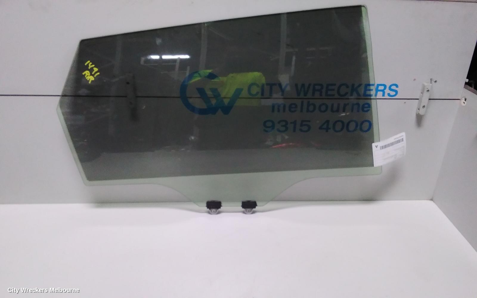 MAZDA CX9 RIGHT REAR DOOR WINDOW, TC, 07/2016 ONWARDS