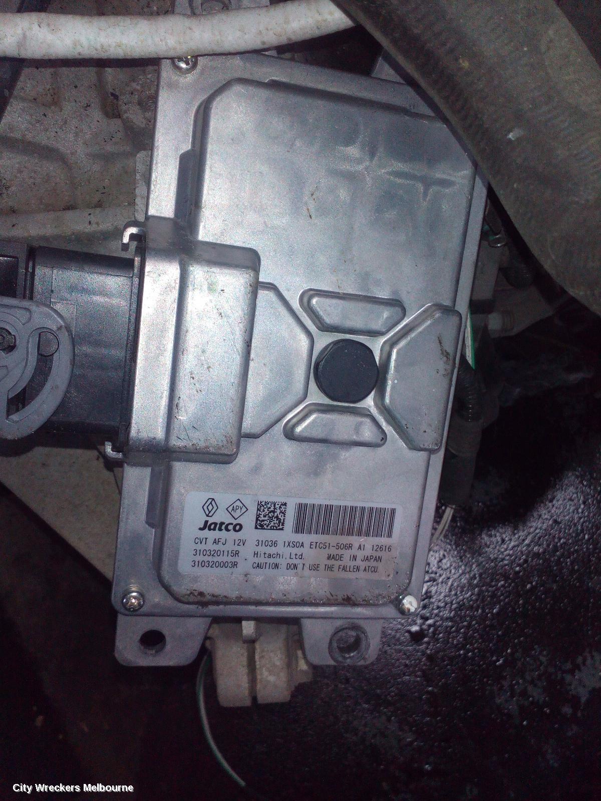 RENAULT FLUENCE TRANS/GEARBOX, AUTO, PETROL, 2.0, X38, 09/2010 - 01/2016