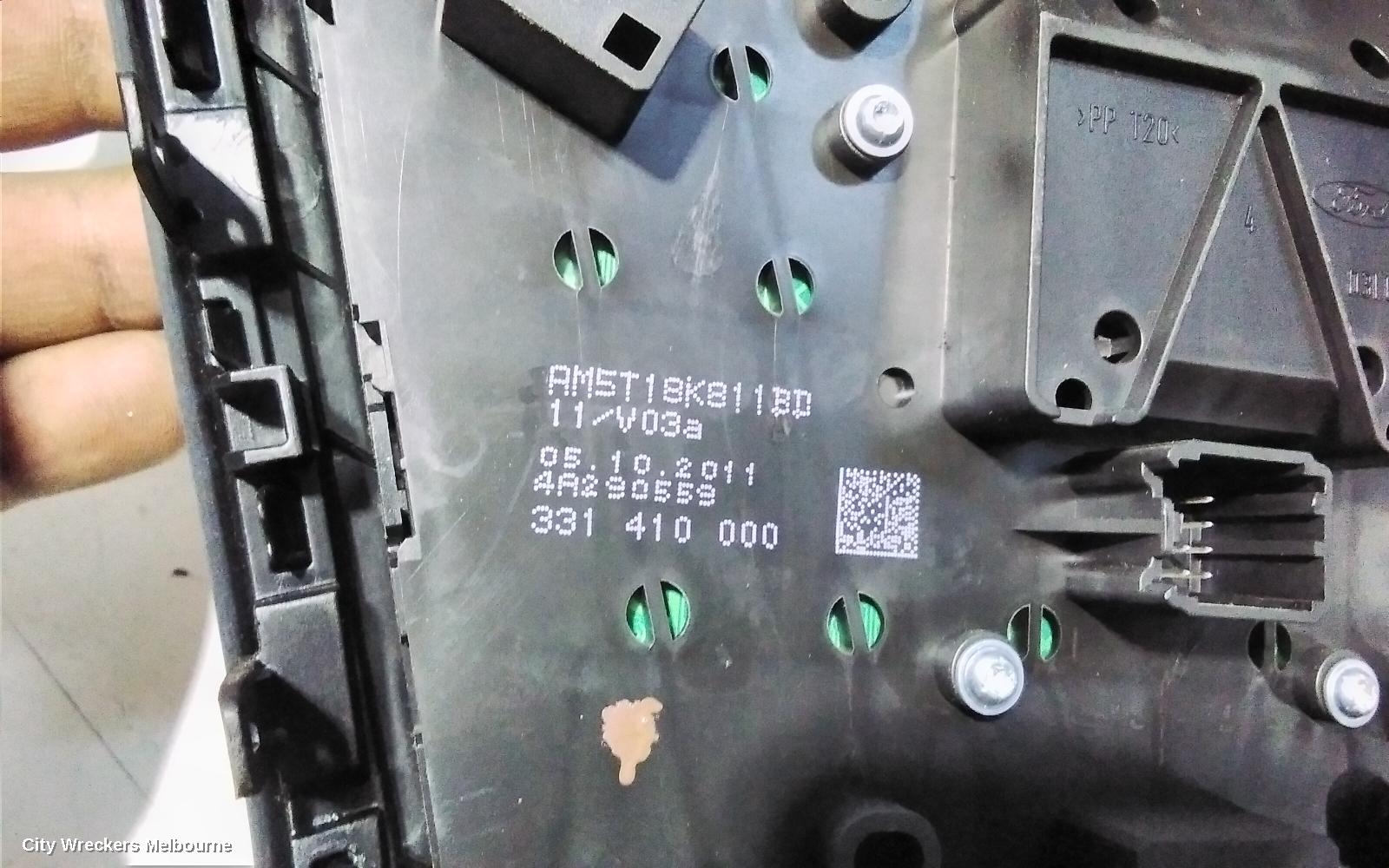 FORD FOCUS RADIO/CD/DVD/SAT/TV, HEAD UNIT (FORD AUDIO SYSTEM), LW, 05/2011 - 08/2015