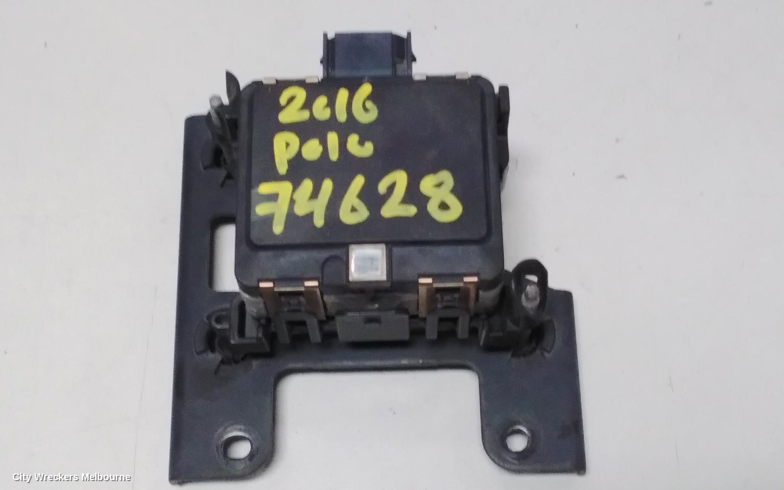 VOLKSWAGEN POLO, 6R, 05/2010 - 09/2017, (SEE NOTES) 5Q0 907 561 F -- RADAR CRUISE SENSOR -- CONTROL UNIT WITH SOFTWARE FOR DISTANCE REGULATION AND RADAR SENSOR: 75288