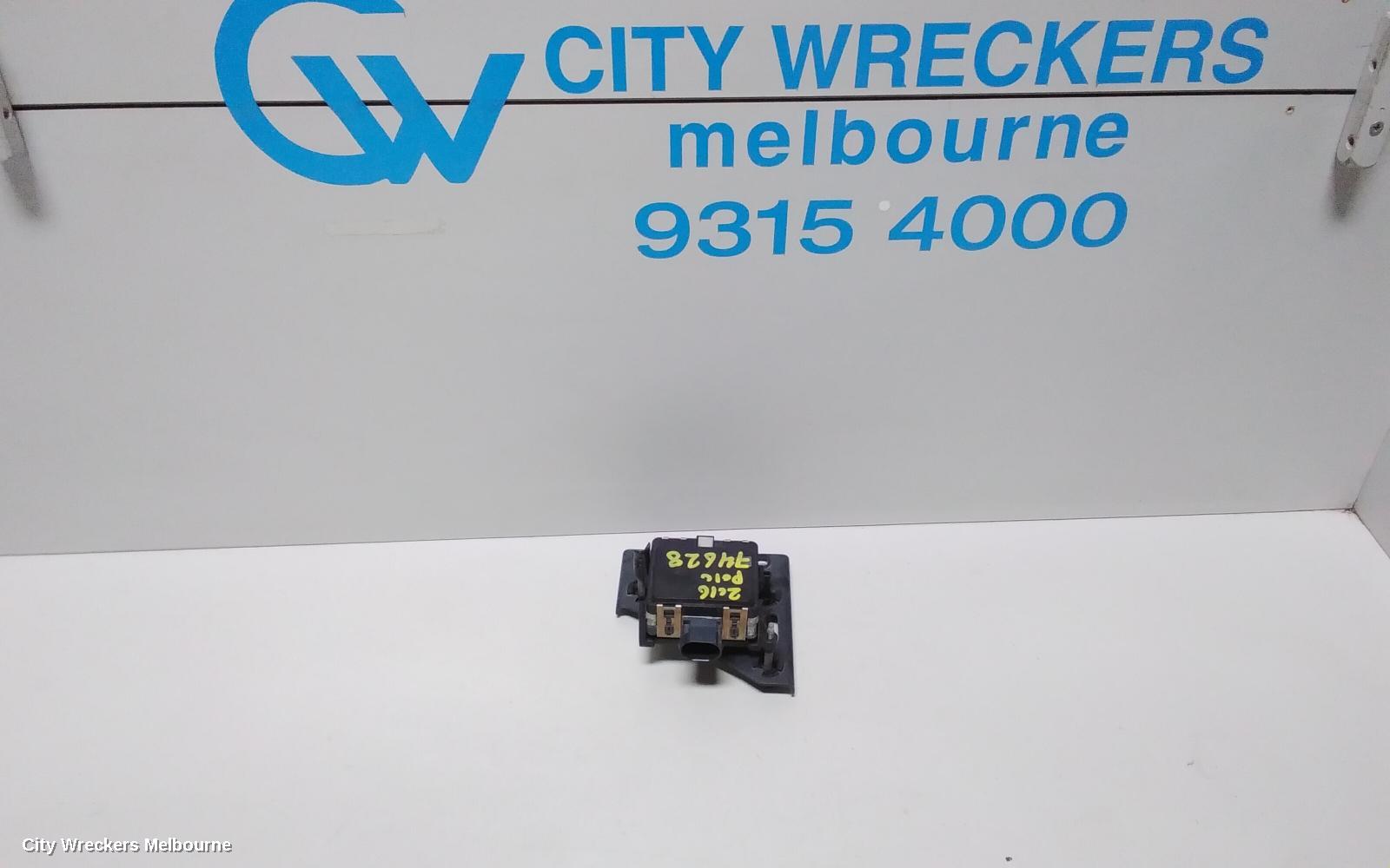 VOLKSWAGEN POLO, 6R, 05/2010 - 09/2017, (SEE NOTES) 5Q0 907 561 F -- RADAR CRUISE SENSOR -- CONTROL UNIT WITH SOFTWARE FOR DISTANCE REGULATION AND RADAR SENSOR: 75288