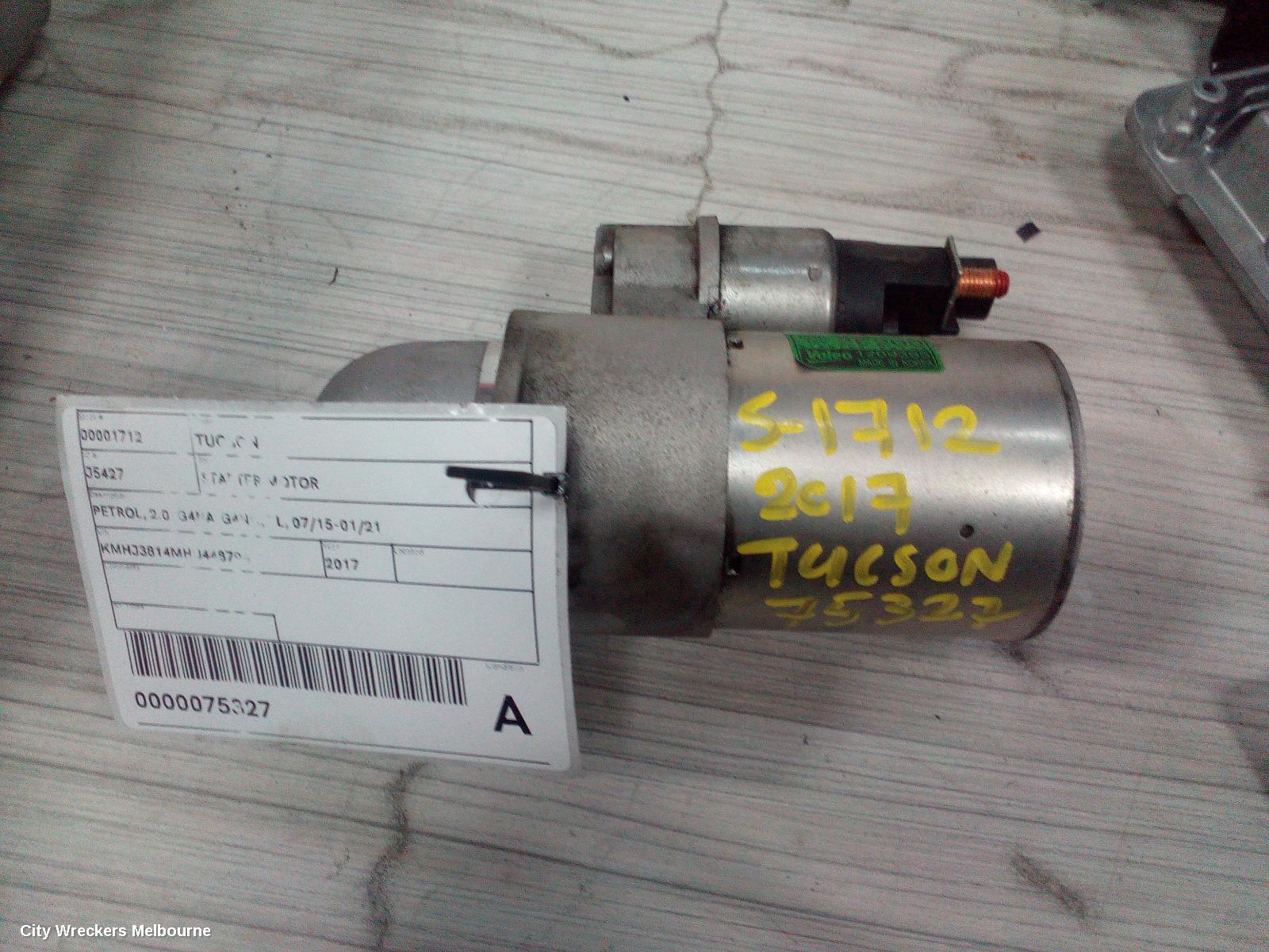 HYUNDAI TUCSON STARTER, PETROL, 2.0, G4NA/G4NC, TL, 07/2015 - 01/2021