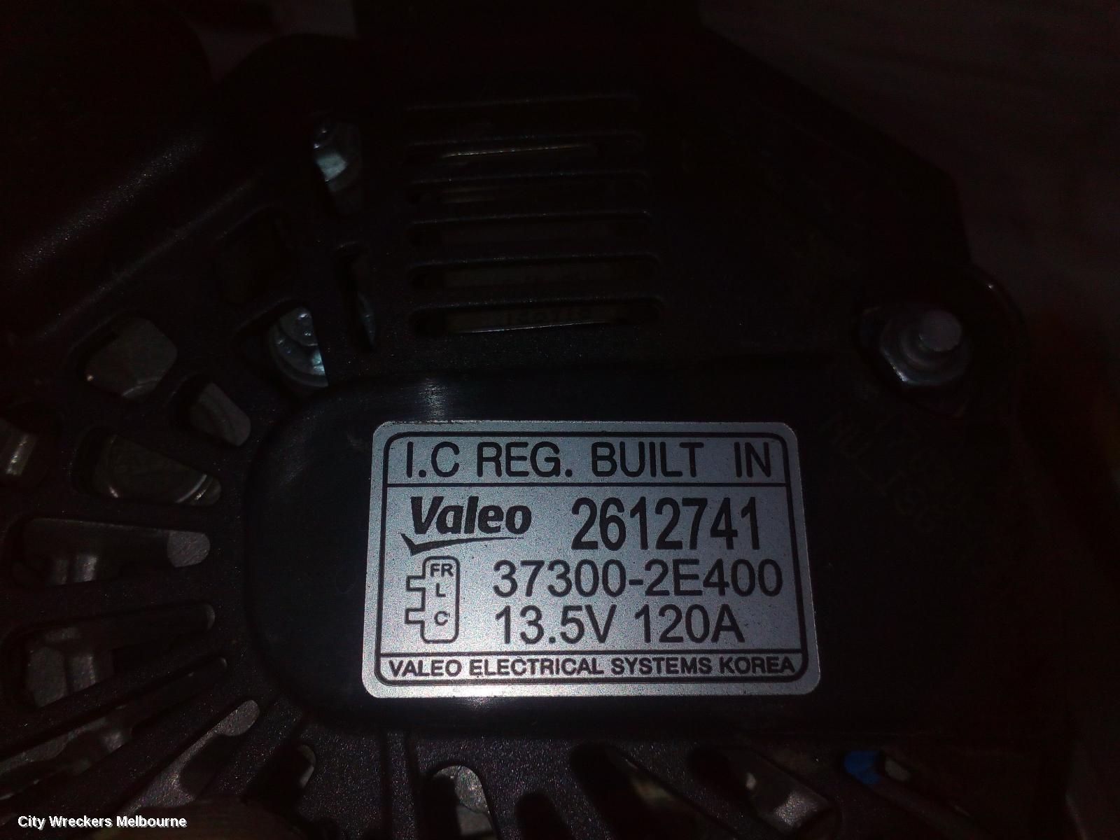 HYUNDAI TUCSON ALTERNATOR, PETROL, 2.0, G4NA/G4NC, AUTO T/M, TL, 07/2015 - 01/2021
