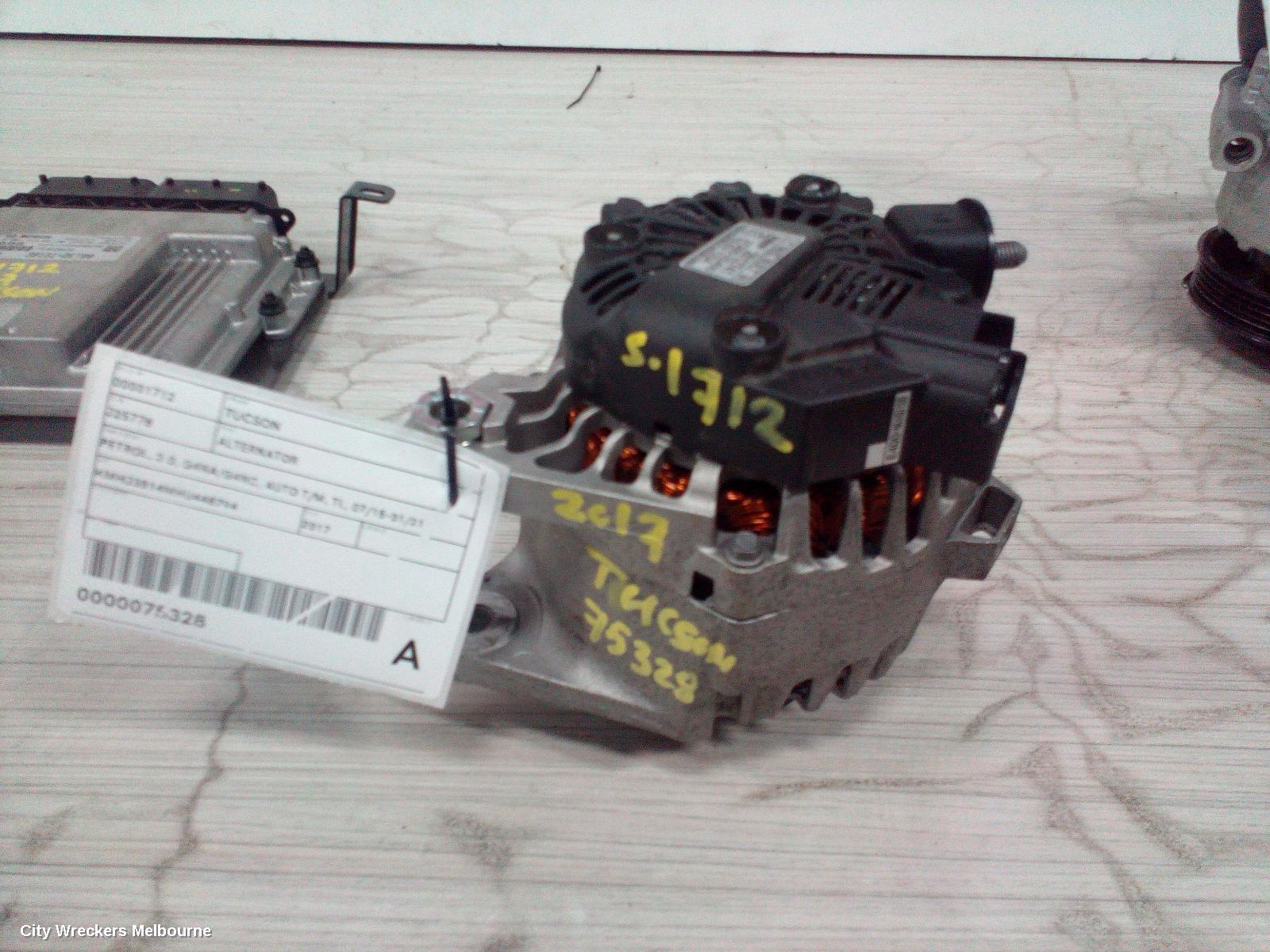 HYUNDAI TUCSON ALTERNATOR, PETROL, 2.0, G4NA/G4NC, AUTO T/M, TL, 07/2015 - 01/2021