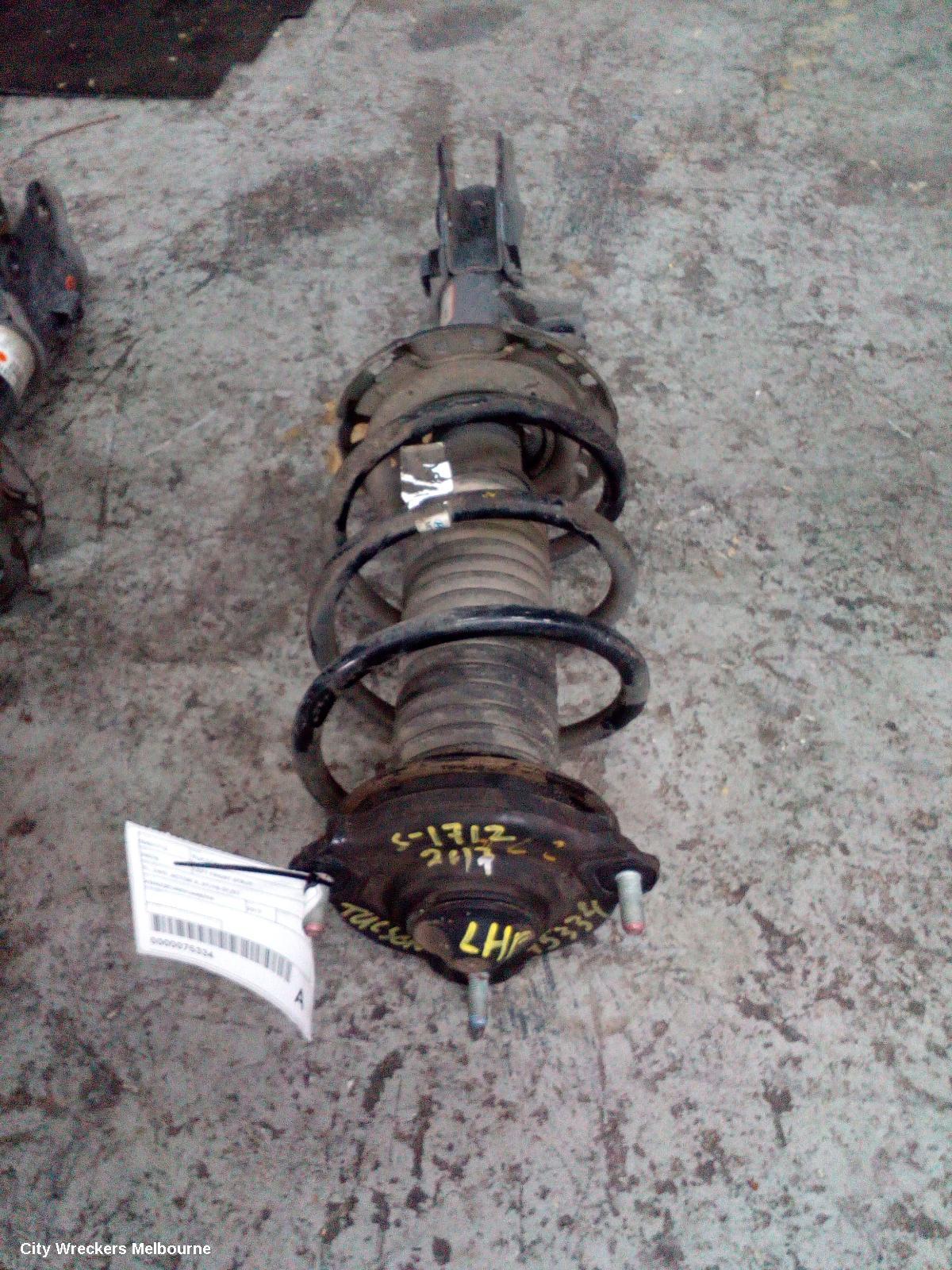 HYUNDAI TUCSON LEFT FRONT STRUT, TL, KOREAN BUILT (VIN KMHJ), 2WD, 07/2015 - 05/2018