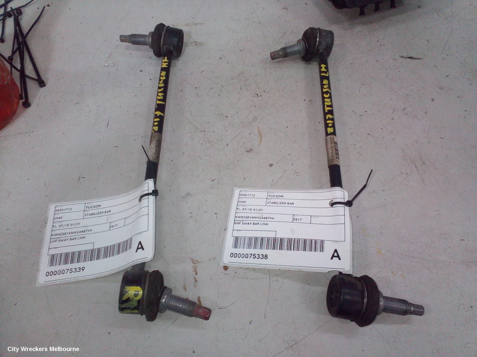 HYUNDAI TUCSON STABILISER BAR, TL, 06/2015 - 01/2021