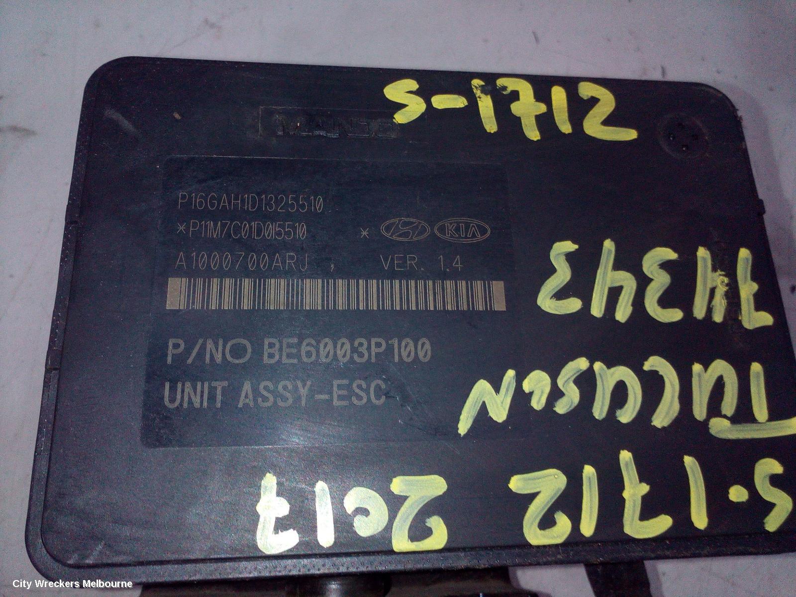 HYUNDAI TUCSON ABS PUMP/MODULATOR, TL, 07/2015 - 01/2021