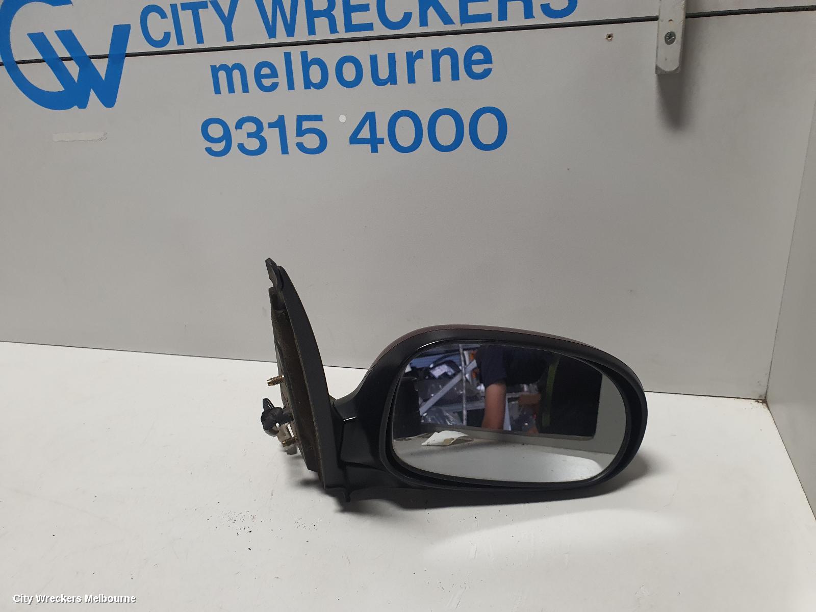 NISSAN PULSAR RIGHT DOOR MIRROR, N16, SEDAN, COLOUR CODED, 08/2003 - 12/2005
