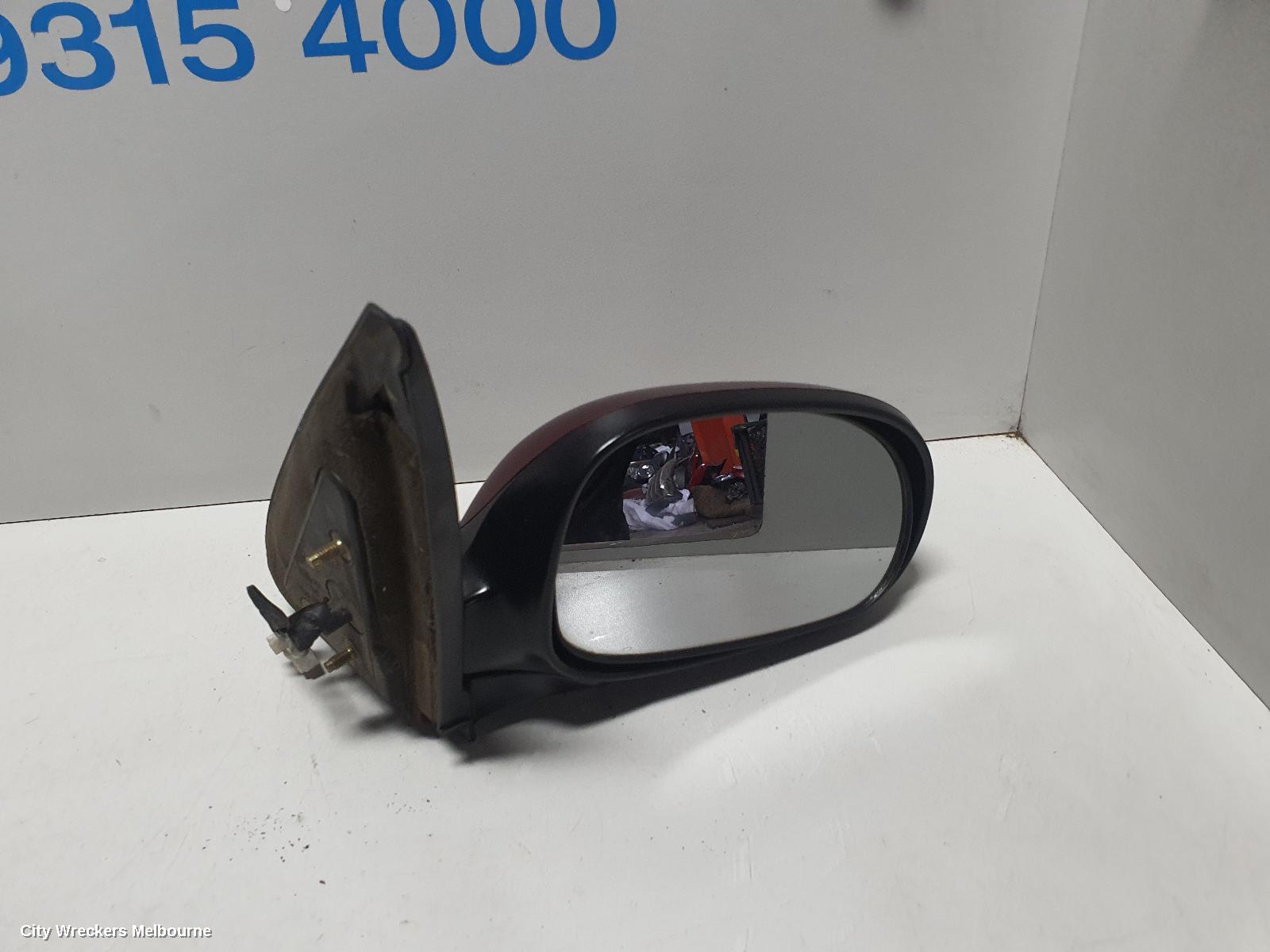 NISSAN PULSAR RIGHT DOOR MIRROR, N16, SEDAN, COLOUR CODED, 08/2003 - 12/2005