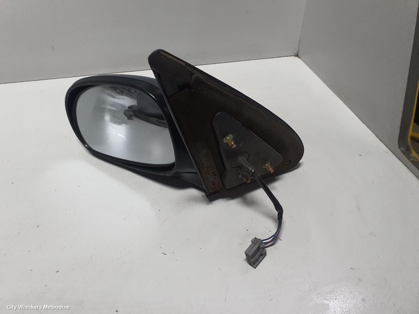 NISSAN PULSAR RIGHT DOOR MIRROR, N16, SEDAN, COLOUR CODED, 08/2003 - 12/2005