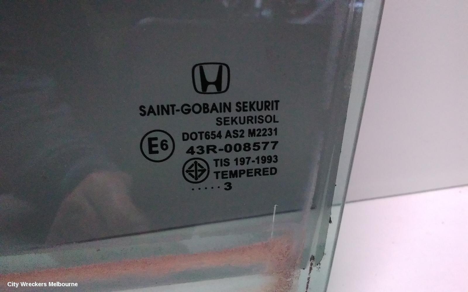 HONDA CRV LEFT REAR DOOR WINDOW, RM, 11/2012 - 04/2017
