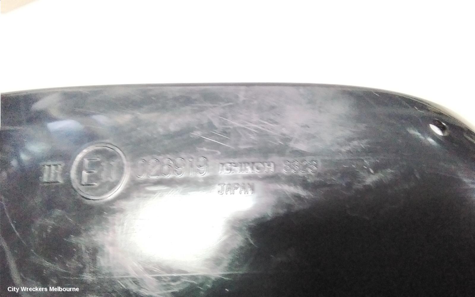 MITSUBISHI OUTLANDER LEFT DOOR MIRROR, ZJ, NON FLASHER TYPE (3 WIRE), 10/2012 - 03/2015