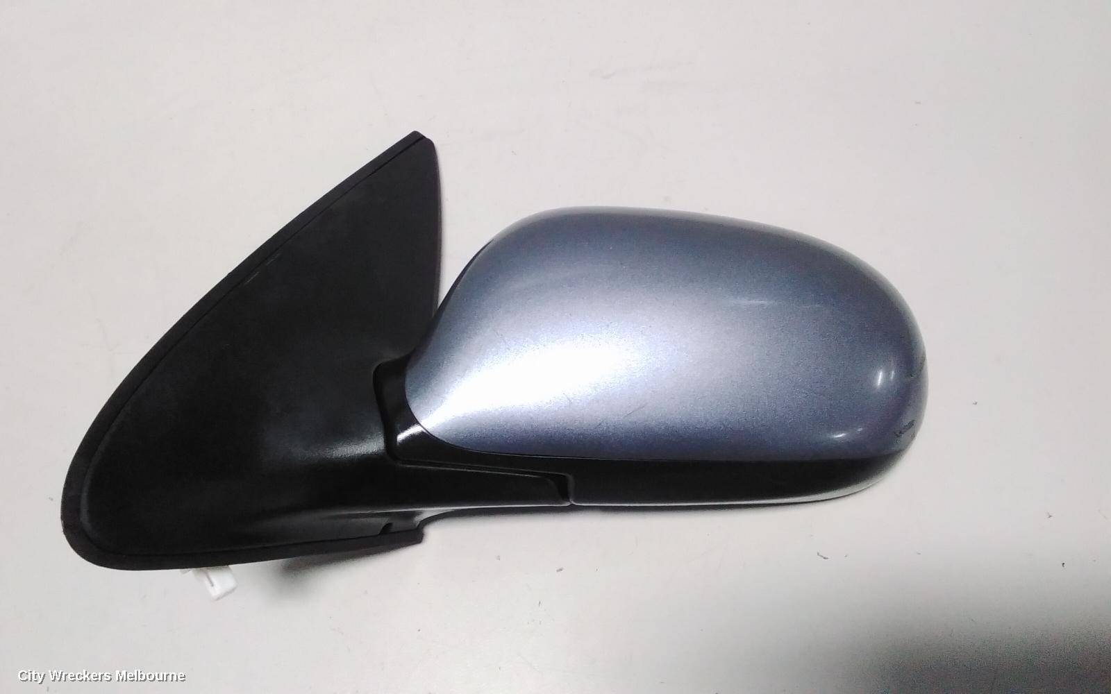 NISSAN PULSAR LEFT DOOR MIRROR, N16, SEDAN, COLOUR CODED, 08/2003 - 12/2005
