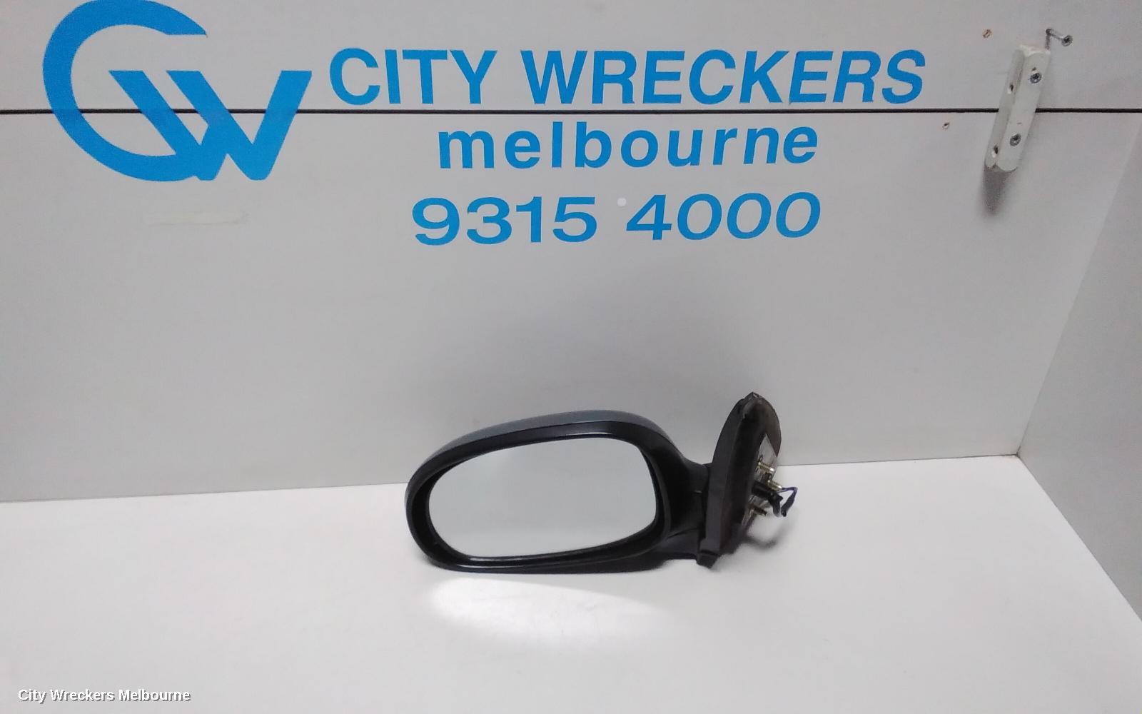 NISSAN PULSAR LEFT DOOR MIRROR, N16, SEDAN, COLOUR CODED, 08/2003 - 12/2005