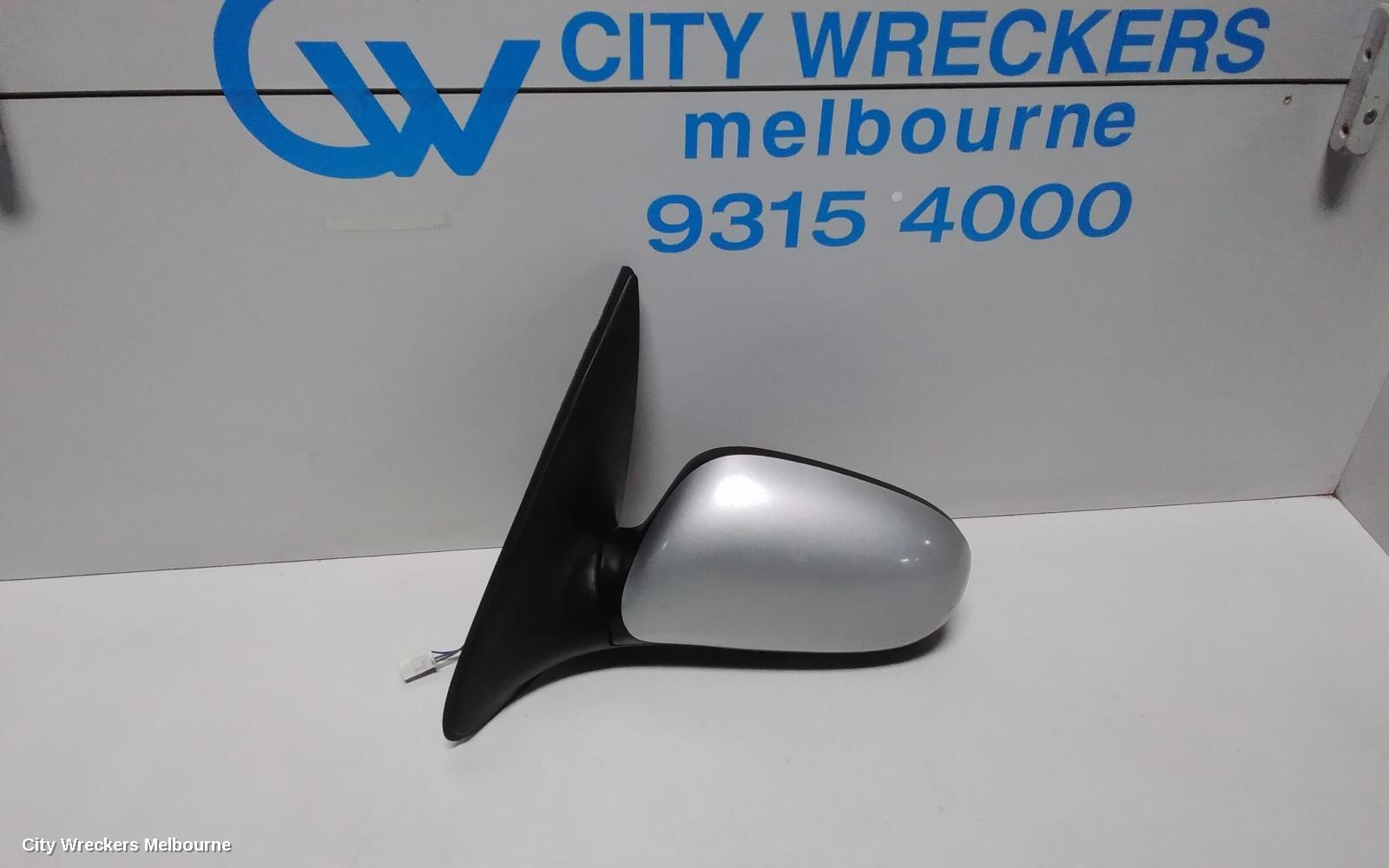 NISSAN PULSAR LEFT DOOR MIRROR, N16, SEDAN, COLOUR CODED, 07/2000 - 07/2003