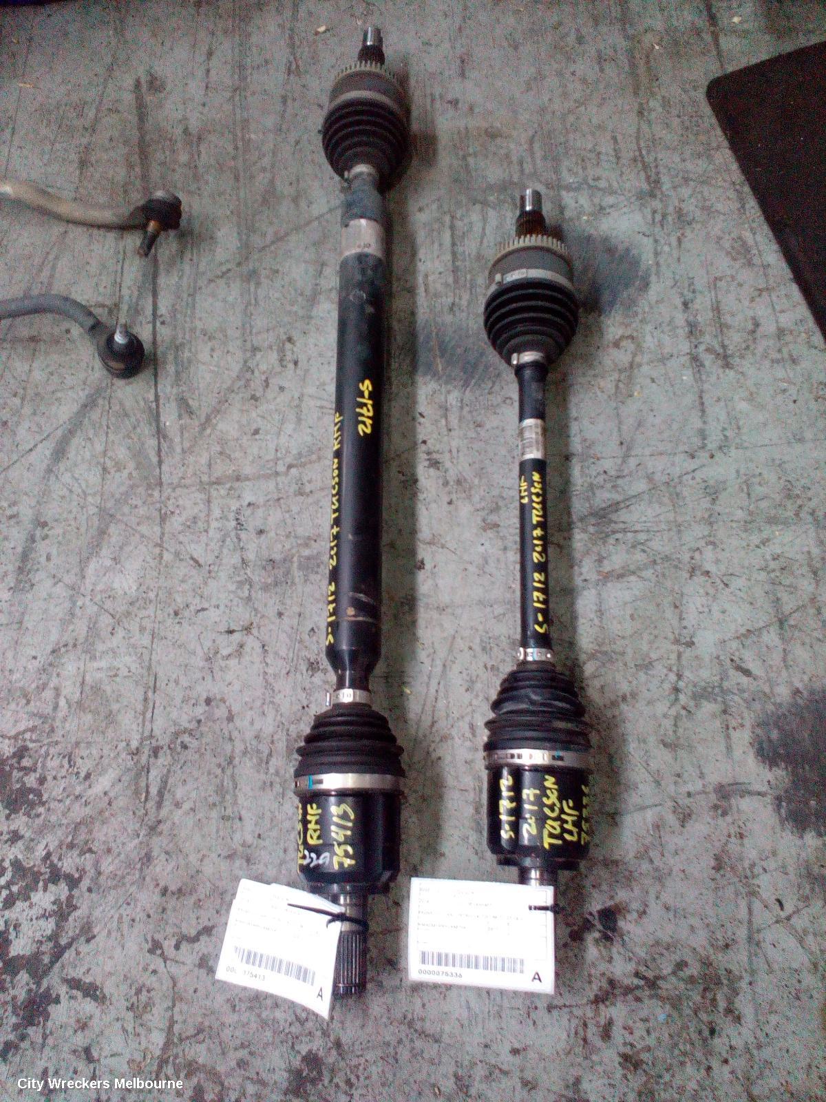 HYUNDAI TUCSON RIGHT DRIVESHAFT, FRONT, 2.0, G4NC, PETROL, AUTO T/M, TL, 07/2015 - 01/2021